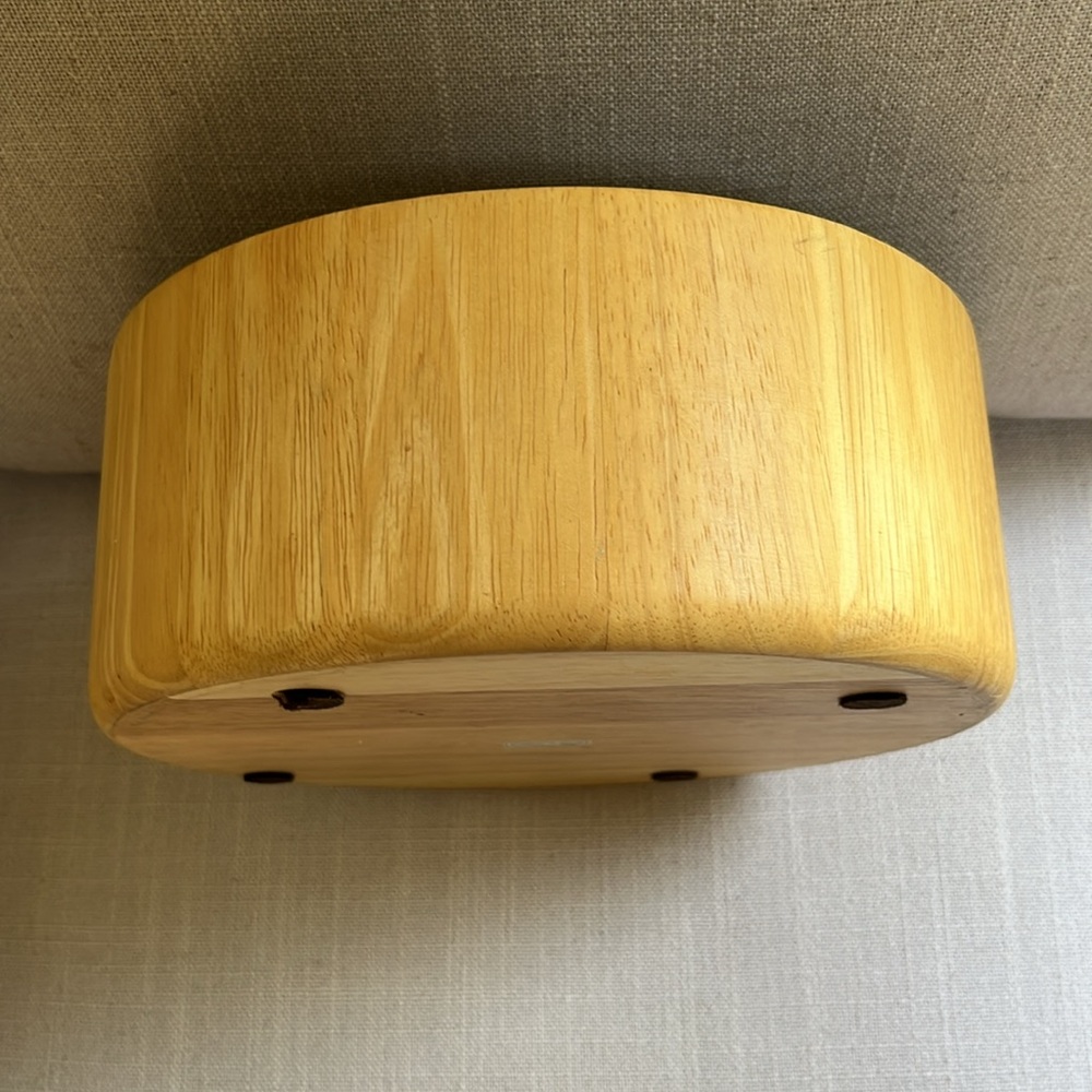 Wood Bowl with Nutcracker - Picture 2 of 2